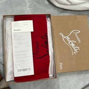 Christian Louboutin Nude IRIZA 100 PATENT HEELS